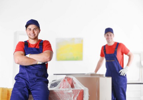 Moving team handling a home relocation in Penge