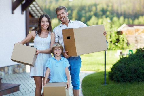 Office and commercial move support using a van in Penge