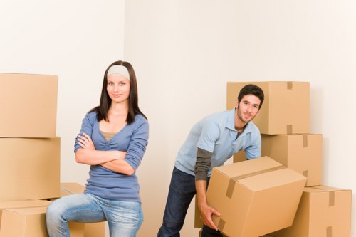 Professional house movers planning a local move in Penge