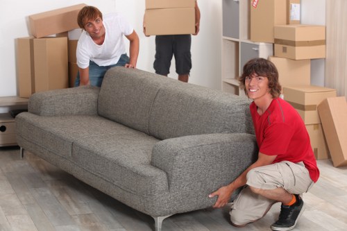 Furniture loading assistance for a Penge house move
